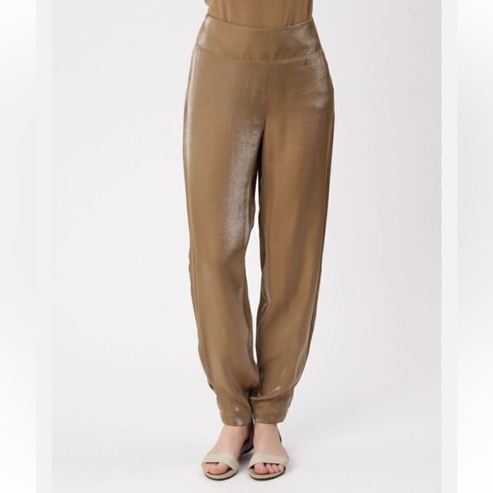 Sarah Pacini High Waisted Cupro Jogger Pant Sz 0